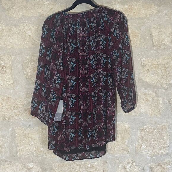 Daniel Rainn Wilcox Tie Neck Blouse 2x Stitch Fix NWT - Picture 2 of 2